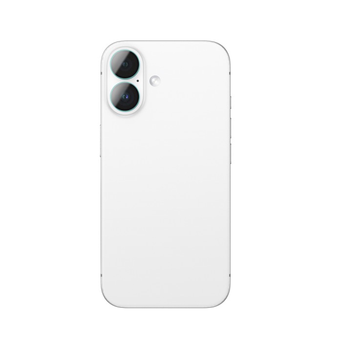 AmazingThing AR Aluminum 2 Lens Glass with Camera Lens Frame for iPhone 16 / 16 Plus - Green