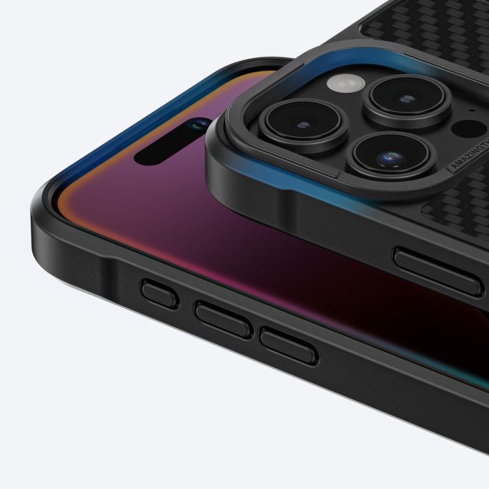 AmazingThing Titan Max Case with 1500D Aramid Fibers for iPhone 16 Pro Max - Black