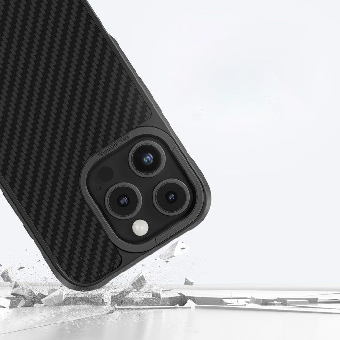 AmazingThing Titan Max Case with 1500D Aramid Fibers for iPhone 16 Pro Max - Black