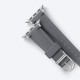 AmazingThing Class Band Leather Strap for Apple Watch 45 / 46 / 49 mm - Gray
