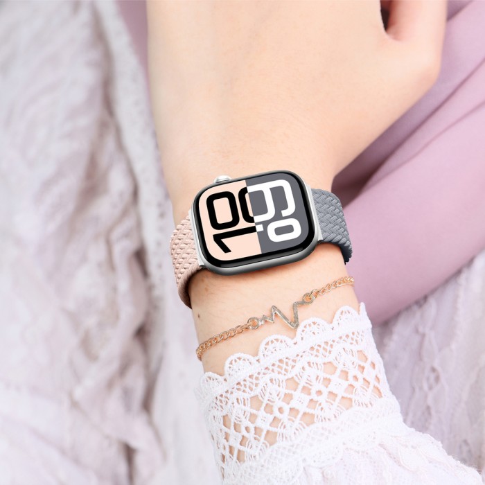 AmazingThing Blend Band Apple Watch 42mm 2-Pack - Pink-Gray/Pink