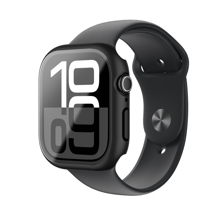AmazingThing Radix Glass Case for Apple Watch 46mm – Black