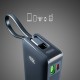 Powerbank SBS 10000 mAh 20W with built-in USB-C cable and digital display - dark gray