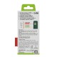 Powerbank SBS 10000 mAh 20W with built-in USB-C cable and digital display - green