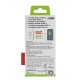 Powerbank SBS 10000 mAh 20W with built-in USB-C cable and digital display - gray