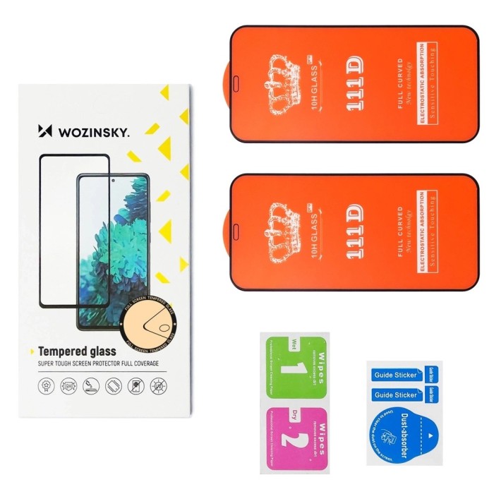 Wozinsky Full Glue Tempered Glass for Xiaomi POCO M7, 2-pack
