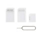 Noosy Adapter Nano Micro Sim 3in1 iPhone Set + key