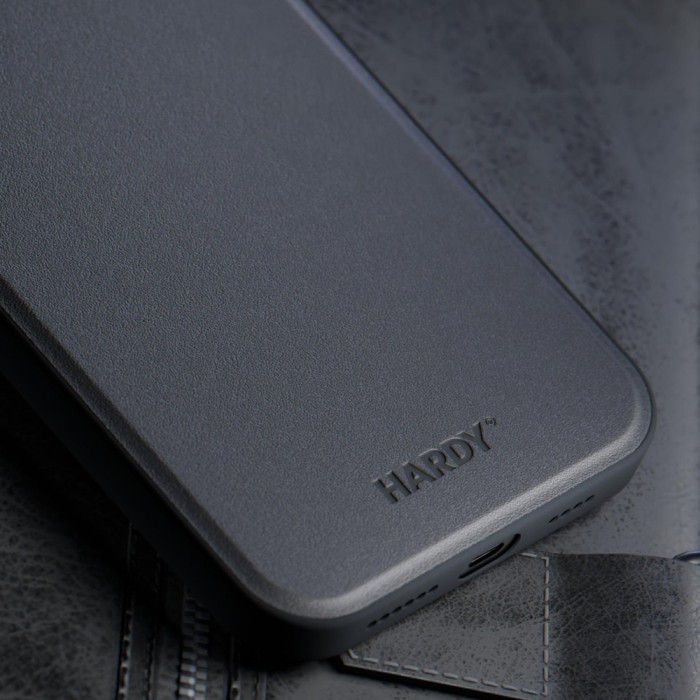 3mk Hardy Apple Silky Leather MagCase for Apple iPhone 16 Pro Max - Black
