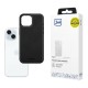 3mk Hardy Apple Silky Leather MagCase for Apple iPhone 15 - Black