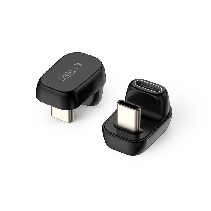 Tech-Protect Ultraboost AA04 USB-C Angled Adapter - Black