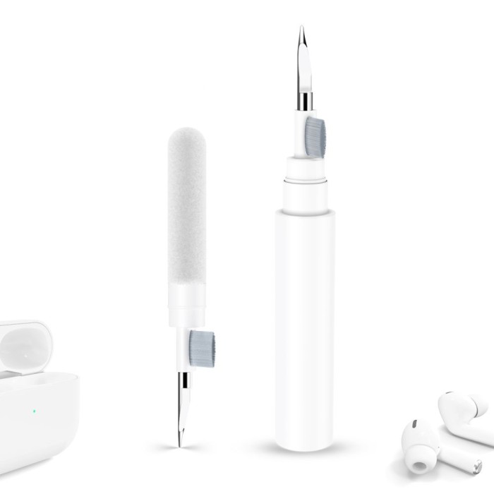 Tech-Protect CS02 3-in-1 Headphone Cleaning Kit - White
