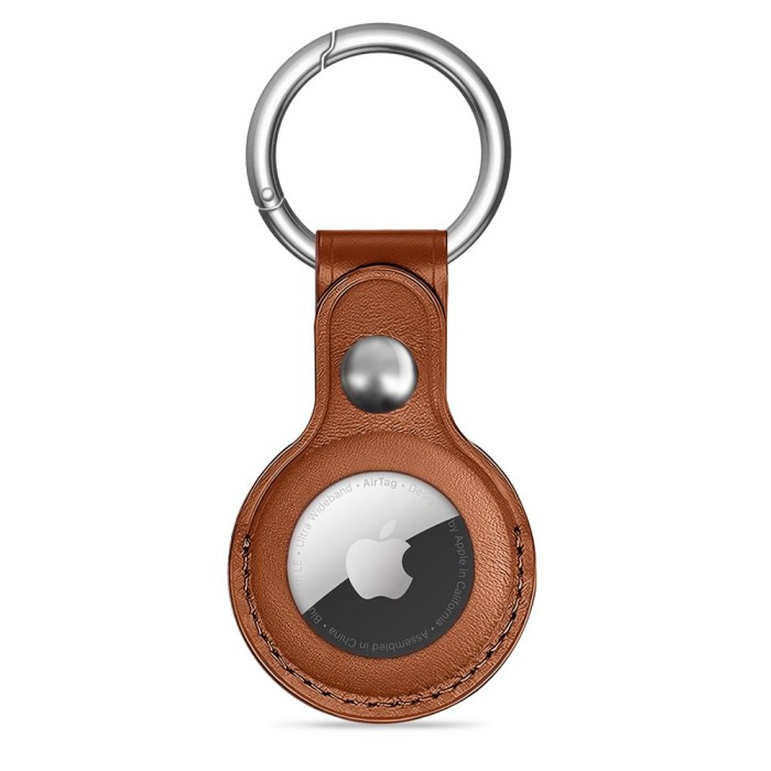 Tech-Protect NaturalFit Case for Apple AirTag 1/2 - Brown
