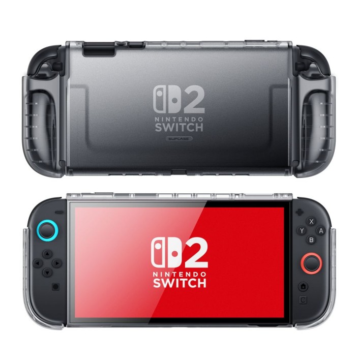 Supcase Crystal Case for Nintendo Switch 2 - Transparent Black
