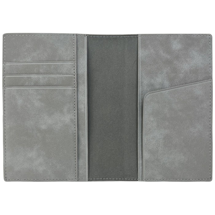 Nimmy Raptor Lion Passport/Wallet Case - Gray