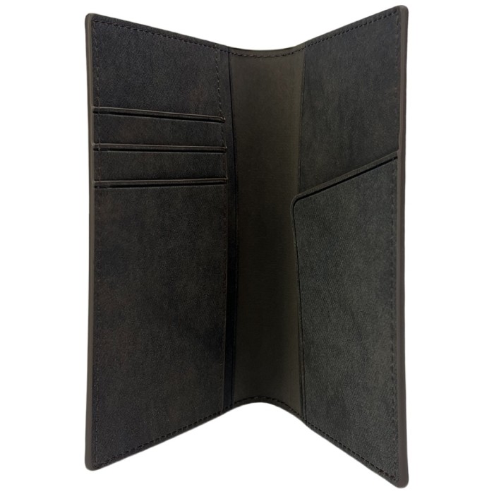 Nimmy Raptor Wolf Passport/Wallet Case - Brown