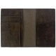 Nimmy Raptor Wolf Passport/Wallet Case - Brown