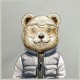 Nimmy Crossbody Cool&amp;amp;Cute 2.0 Bear Shoulder Bag - Gray