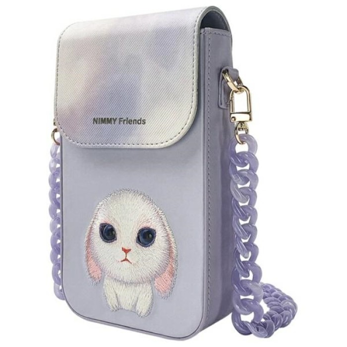 Nimmy Big Eyed Pet 2.0 Rabbit Phone Bag - Purple