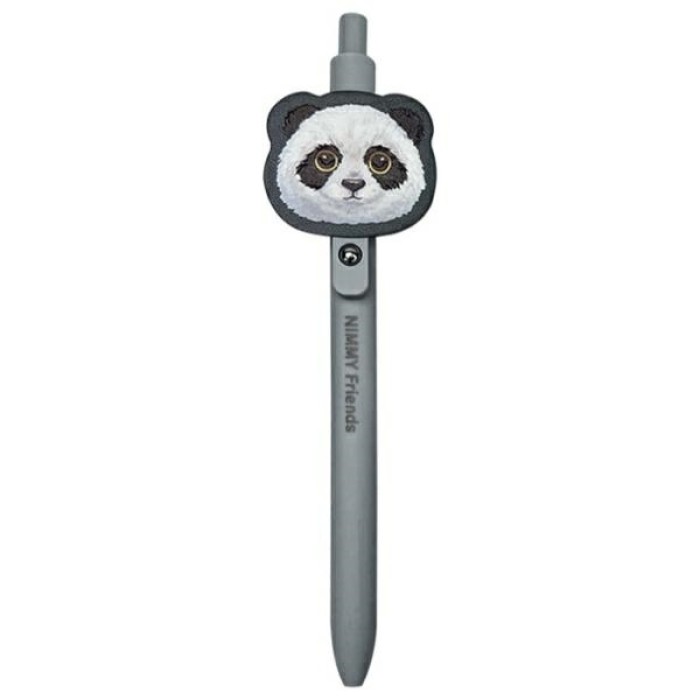 Nimmy Big Eyed Pet 2.0 Panda 2-in-1 Notebook + Pen Set - Black