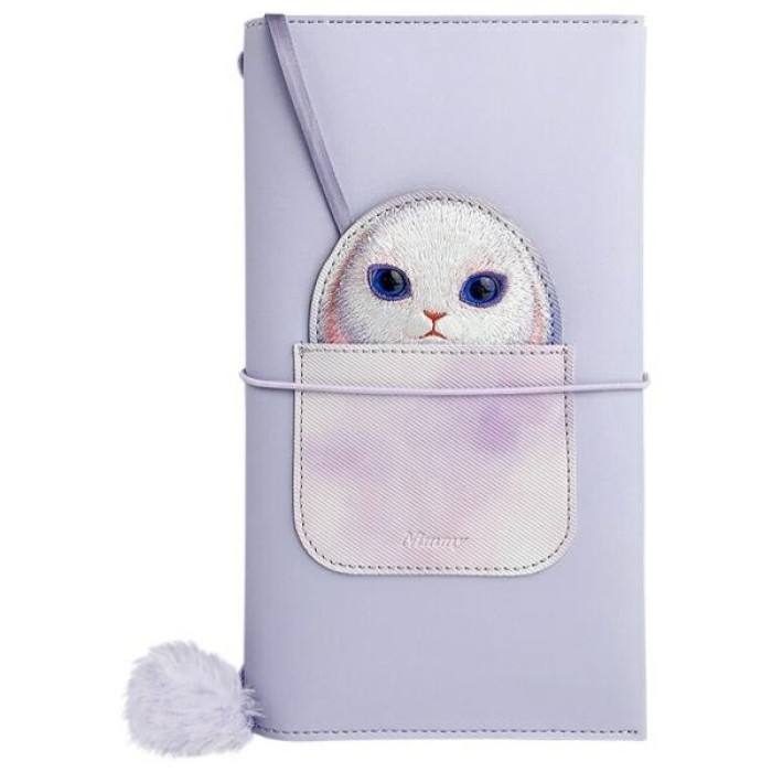 Nimmy Big Eyed Pet 2.0 Rabbit 2-in-1 Notebook + Pen Set - Purple