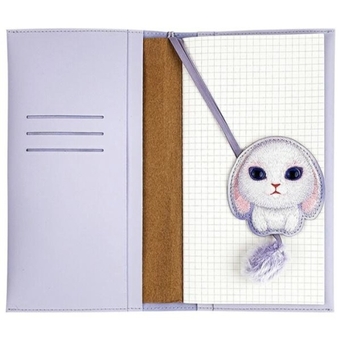 Nimmy Big Eyed Pet 2.0 Rabbit 2-in-1 Notebook + Pen Set - Purple