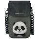 Nimmy Big Eyed Pet 2.0 Panda 3-in-1 Phone Bag + Wallet + Tracker Case - Black
