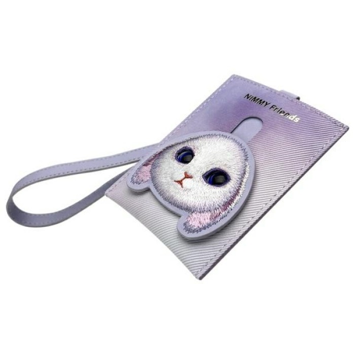 Nimmy Big Eyed Pet 2.0 Rabbit 3-in-1 Phone Bag + Wallet + Tracker Case - Purple
