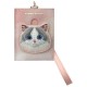 Nimmy Big Eyed Pet 2.0 Cat 3-in-1 Phone Bag + Wallet + Tracker Case - Pink