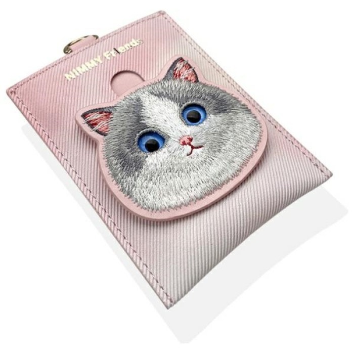 Nimmy Big Eyed Pet 2.0 Cat 3-in-1 Phone Bag + Wallet + Tracker Case - Pink