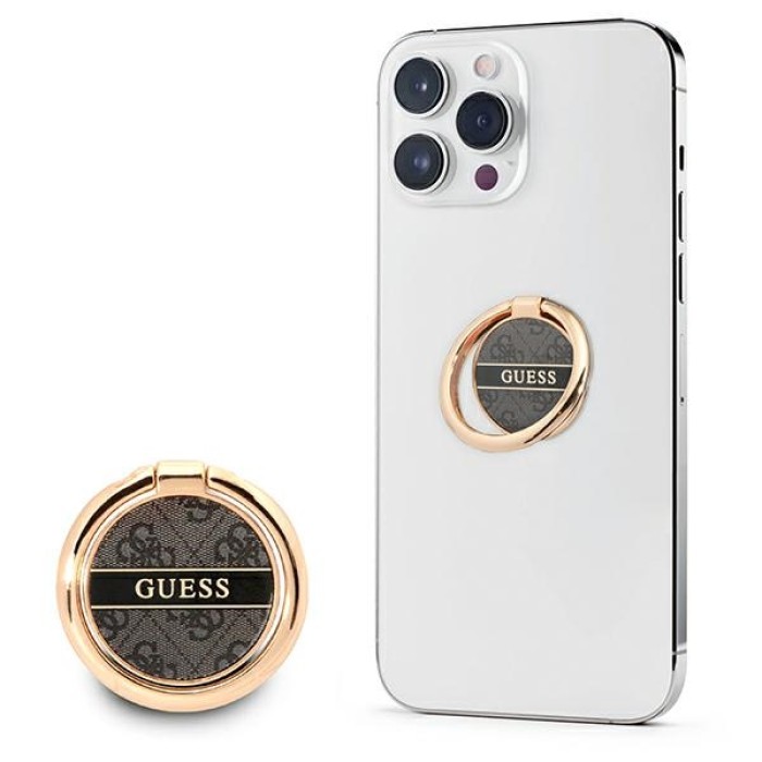 Guess Ring stand GURSHG4SK black/black 4G