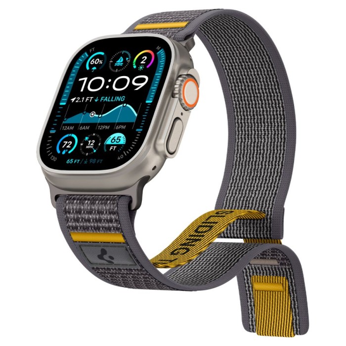 Spigen Athlex Air Strap for Apple Watch 44 / 45 / 46 / 49 mm - Gray