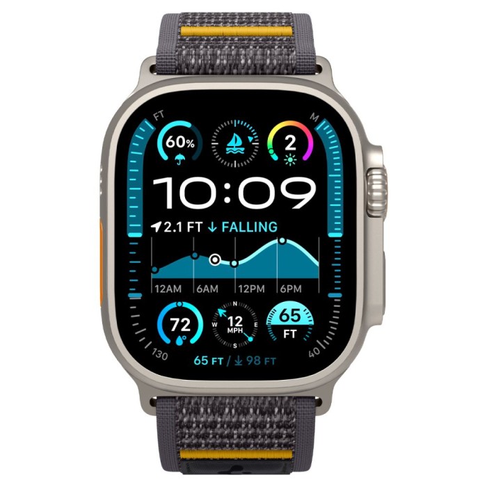 Spigen Athlex Air Strap for Apple Watch 44 / 45 / 46 / 49 mm - Gray