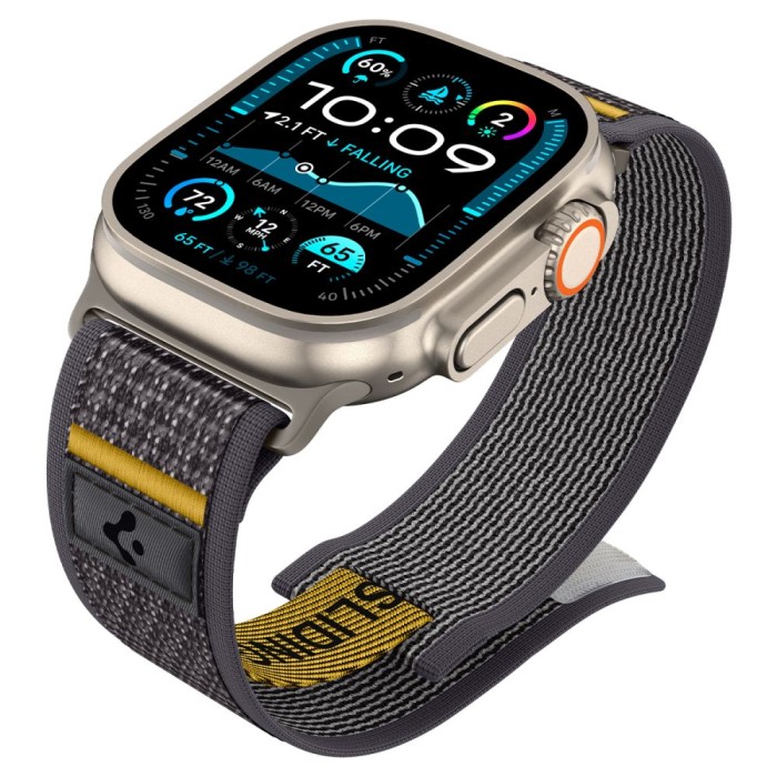 Spigen Athlex Air Strap for Apple Watch 44 / 45 / 46 / 49 mm - Gray