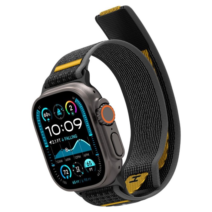Spigen Athlex Air Strap for Apple Watch 44 / 45 / 46 / 49 mm - Black