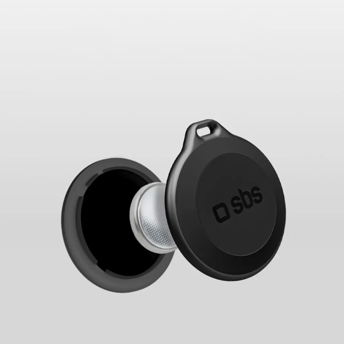 SBS Track My Circle Waterproof IP65 Locator Compatible with Apple Find My - Black
