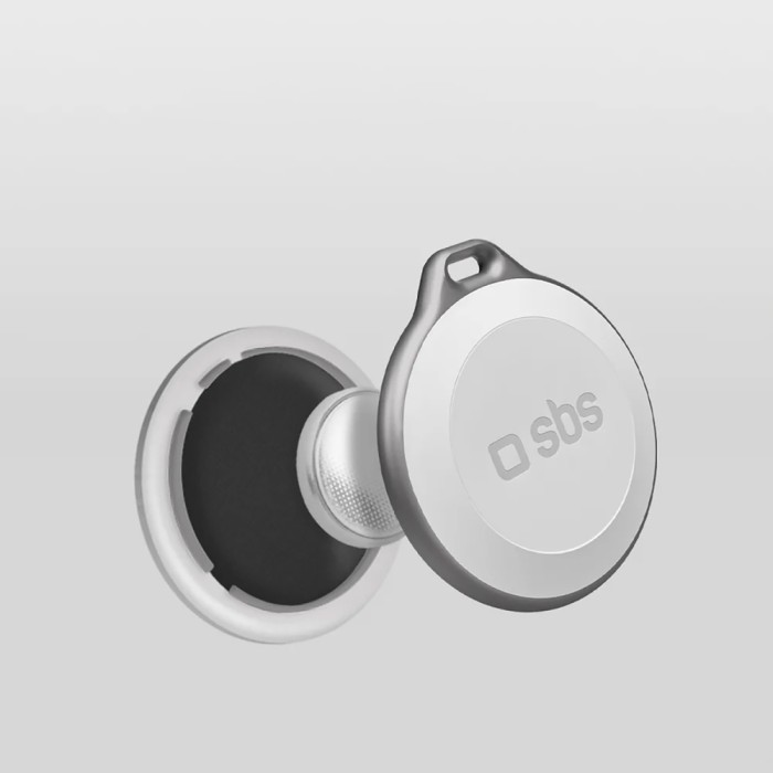 SBS Track My Circle Waterproof IP65 Locator Compatible with Apple Find My - White