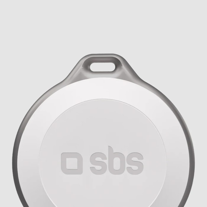 SBS Track My Circle Waterproof IP65 Locator Compatible with Apple Find My - White