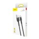 Baseus Cafule Cable CAMKLF-AG1 USB-A / micro USB 2.4A 0.5 m - black-gray
