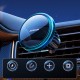 Joyroom car phone holder with 15W Qi inductive charger (MagSafe compatible) for air vent, silver (JR-ZS291)