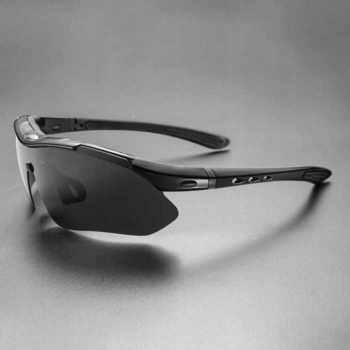 Rockbros 10003 Polarized Cycling Glasses - Black
