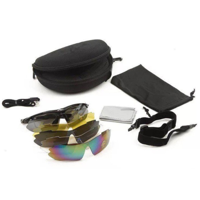 Rockbros 10003 Polarized Cycling Glasses - Black