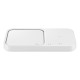 Samsung Wireless Charger Duo EP-P5400BWEGEU inductive charger 15W - white