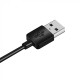 Magnetic charger for Garmin smartwatches with USB-A - black