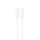 Dudao L4C USB-C / USB-C 30W Cable 1.2m - White