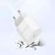 Dudao A14EUC PD 20W USB-C Wall Charger with Cable - White
