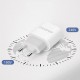Dudao A14EUC PD 20W USB-C Wall Charger with Cable - White