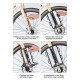 Rockbros 33210010001 front bicycle shelf for bicycle fork - black