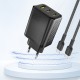 Dudao A29 65W GaN Wall Charger 2 x USB-C + 1 x USB-A - Black