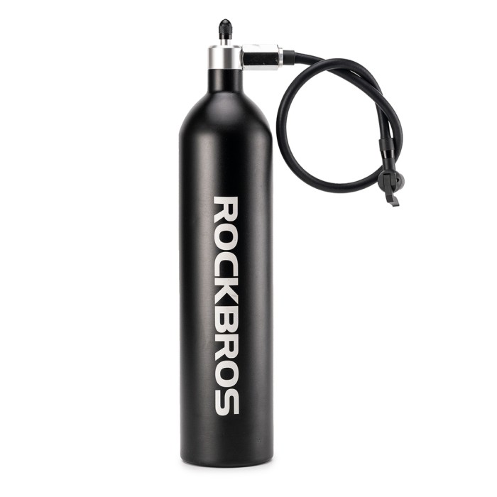 Rockbros Tubeless Tire Inflator 200 PSI 1.2l - Black