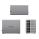 Orico 9858T3 5 Big DAS Solution ProThunder Disk Array with Thunderbolt 3 for 5 x 2.5"/3.5" SATA HDD/SSD - Gray